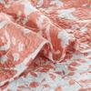 Home Soft Things Birdsong Bedspread Set, Soft Lightweight Reversible Quilt Coverlet Bedspread Bedding Set Cover for All Season, Oversize 122" x 106", Coral view 4