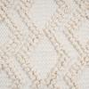 TOV Furniture Inca Geometric Square Fabric Pouf, 18", Natural view 4