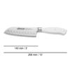 Arcos Forged Knife 3 pieces - Nitrum Stainless Steel and mm blade. 613 gr. Ergonomic Polyoxymethylene POM Handle. Series Riviera Blanc. Thin blade with a characteristic smooth edge. Color White view 4
