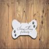 LifeSong Milestones Personalized Memorial Dog Bone Wall Sign in Loving Memory Sympathy Gift for Loss of Pets Remembrance Gift for Pet Lovers 8"x16"x0.125" view 2
