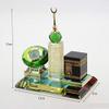 NEWQZ Muslim Kaaba 3 Piece Set Car Accessories Muslims Gifts Islamic Desktop Ornaments Decoration Model Home Table Decor view 2