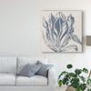 Trademark Fine Art Indigo Floral On Linen I by Vision Studio, 18x18 view 3