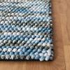 SAFAVIEH Area Rug 8x10 - Natura Collection - Large - Blue & Ivory, Handmade, Ideal for Living Room, Bedroom, Dining Space (NAT551M) view 4