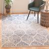SAFAVIEH Area Rug 8x10 - Madison Collection - Large - Cream & Royal Blue, Glam Trellis Distressed Design, Non-Shedding & Easy Cleaning, Ideal for Living Room, Bedroom, Office, Dining Space (MAD604A) view 3