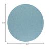 SAFAVIEH Washable Rug Outdoor Courtyard Collection - 5'3" Round, Aqua Blue, Non-Shedding & Easy Cleaning, Ideal for Patio, Backyard, Mudroom (CY8520-37122) view 2