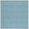 SAFAVIEH Washable Rug Outdoor Courtyard Collection - 5'3" Square, Aqua Blue, Non-Shedding & Easy Cleaning, Ideal for Patio, Backyard, Mudroom (CY8522-37122) view 3