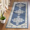 SAFAVIEH Brentwood Collection Runner Rug - 2' x 6', Navy & Cream, Medallion Distressed Design, Non-Shedding & Easy to Clean, Ideal for Hallway, Foyer, Entryway, Bedroom (BNT865N) view 1