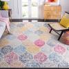 SAFAVIEH Area Rug 8x10 - Madison Collection - Large - Creme & Yellow, Glam Ogee Trellis Distressed Design, Non-Shedding & Easy Cleaning, Ideal for Living Room, Bedroom, Office, Dining Space (MAD604C) view 1