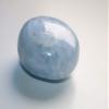 StoneStory Natural Blue Celestite Carved Palm Worry Stone Polished Irregular Sphere Healing Crystal Quartz Reiki Chakra Decoration (Blue Celestite 150-200grams) view 2