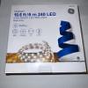 GE StayBright 240-Count 19.6-ft Constant with White Integrated Led Plug-in Christmas Rope Lights with Clear Tubing 82152LO view 1