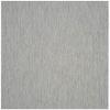 SAFAVIEH Washable Rug Outdoor Courtyard Collection - 5'3" Square, Grey & Navy, Non-Shedding & Easy Cleaning, Ideal for Patio, Backyard, Mudroom (CY8022-36812) view 2
