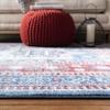 SAFAVIEH Area Rug 8x10 - Kazak Collection - Large - Red & Blue, Traditional Design, Non-Shedding & Easy Cleaning, Ideal for Living Room, Bedroom, Office, Dining Space (KZK122R) view 4
