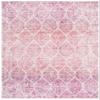 SAFAVIEH Area Rug 8x10 - Madison Collection - Large - Cream & Fuchsia, Glam Ogee Trellis Distressed Design, Non-Shedding & Easy Cleaning, Ideal for Living Room, Bedroom, Office, Dining Space (MAD604R) view 4