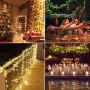 168 FT Artificial Ivy Garlands with 400 LED /132FT String Light Fake Vines for Bedroom Decor Ivy Leaves Greenery Faux Hanging Plants Green Flowers Decor for Home Kitchen Garden Office Wedding Wall view 4