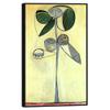 INVIN ART Framed Canvas Giclee Print Art 1946 La Femme-Fleur (Francoise Gilot) 1 by Pablo Picasso Wall Art Living Room Home Office Decorations(Black Slim Frame,20"x32") view 1