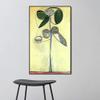 INVIN ART Framed Canvas Giclee Print Art 1946 La Femme-Fleur (Francoise Gilot) 1 by Pablo Picasso Wall Art Living Room Home Office Decorations(Black Slim Frame,20"x32") view 3