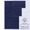 American Soft Linen Luxury 6 Piece Towel Set, 2 Bath Towels 2 Hand Towel 2 Washcloths, 600 GSM 100% Cotton Turkish Towels for Bathroom, Navy Blue Towel Sets view 4