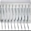 14 Inch Tie Rack with 12 Hooks - Polished Chrome view 1