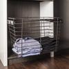 16 Inch D x 29 Inch W x 17 Inch H Heavy Duty Wire Closet Pullout Basket - Nickel view 3