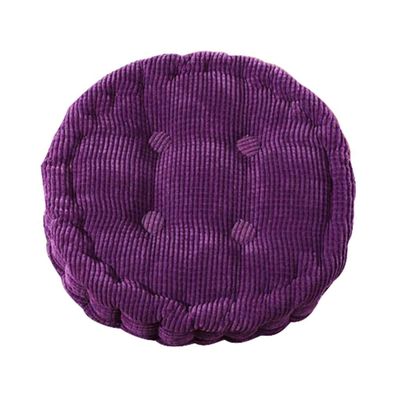 Stormeagle Round Thick Soft Chair Pads Warm Corduroy Cushions Tufted Seat Cushions Pillows Office Pad 14" D.