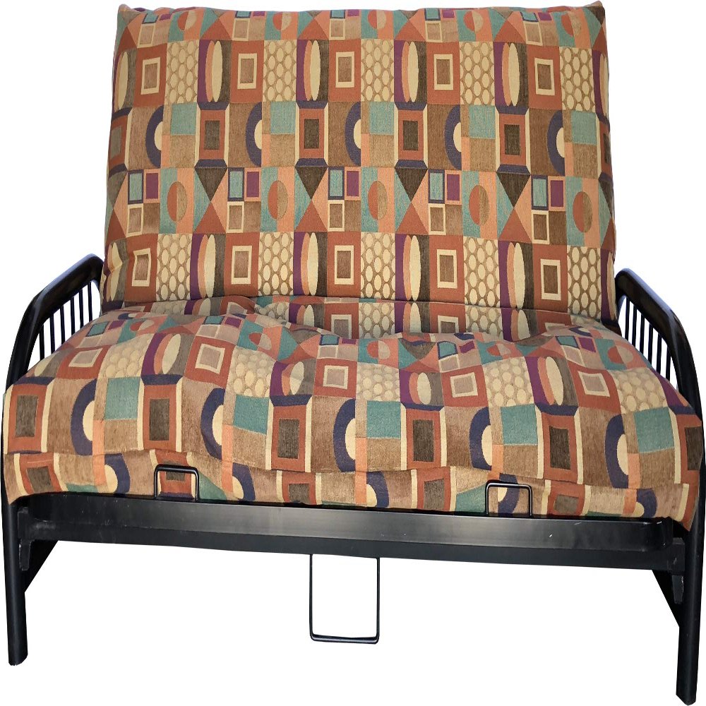 D&D Futon Furniture Decorative Tapestry Futon Mattress Cover, Slipcover, Protector (Multi Shapes, Full 54Wx75L)