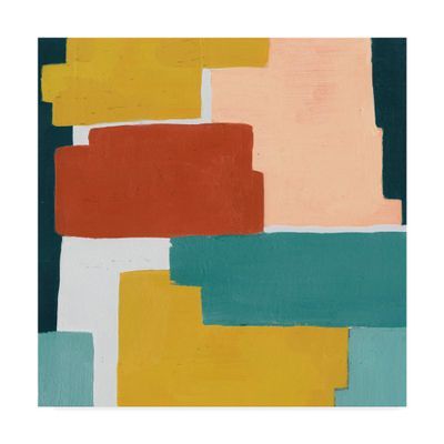 Trademark Fine Art Block Abstract I by Grace Popp, 24x24,
