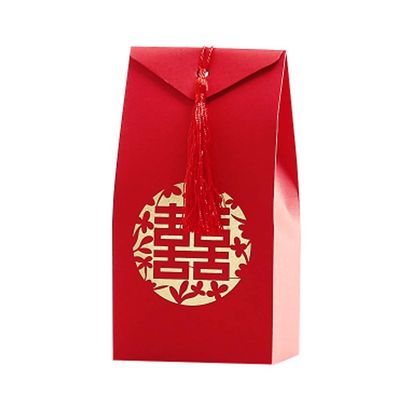 40 Pcs Gift Decorative Favor Boxes Chinese Style Wedding Candy Paper Boxes Party Favor Paper Chocolate Box