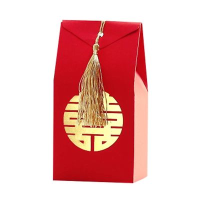 40 Pcs Gift Decorative Boxes Chinese Style Wedding Candy Paper Boxes Party Favor Paper Chocolate Bag