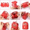 10 Pcs Red Laser Cut Chinese Style Wedding Candy Box Double Happiness Party Favor Paper Box view 2