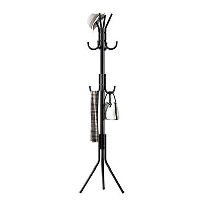 Panet coat rack Floor-standing coat rack wrought iron coat rack free standing hall coat rack (Color : A)