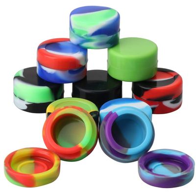 XIFEI Silicone Wax Containers 5ml Non Stick Wax Oil Multi Use Storage Jars