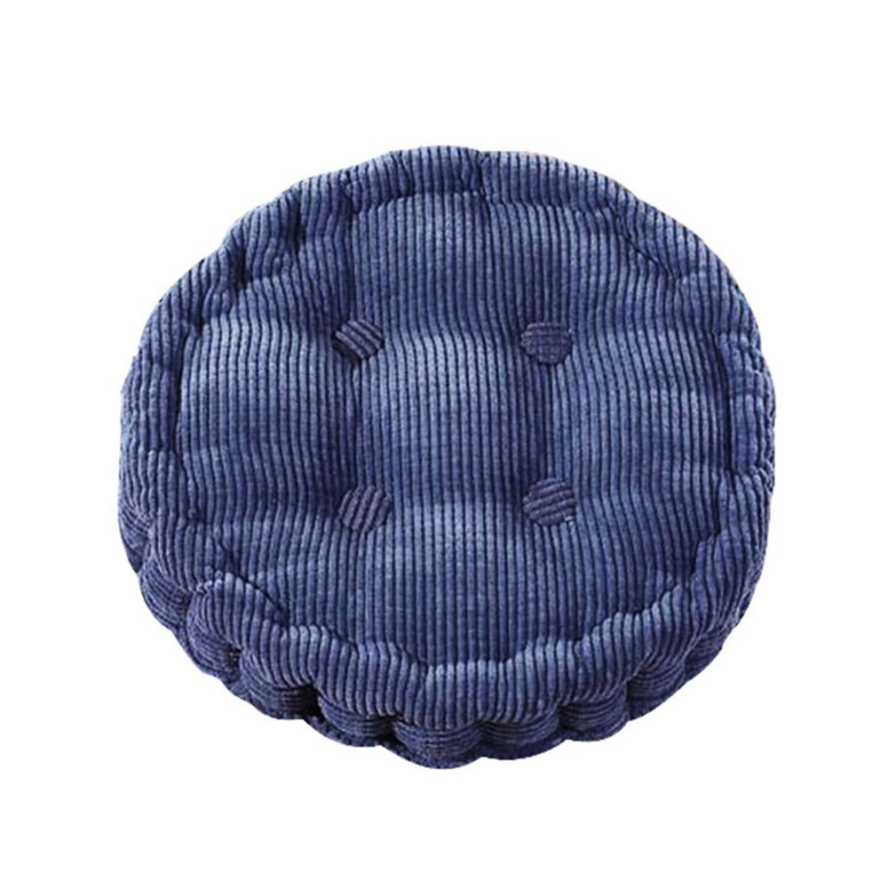 Stormeagle Round Thick Soft Chair Pads Warm Corduroy Cushions Tufted Seat Cushions Pillows Office Pad 14" D.