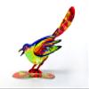 Bird in Love Metal Cutout Pop Art Sculpture David Gerstein view 1