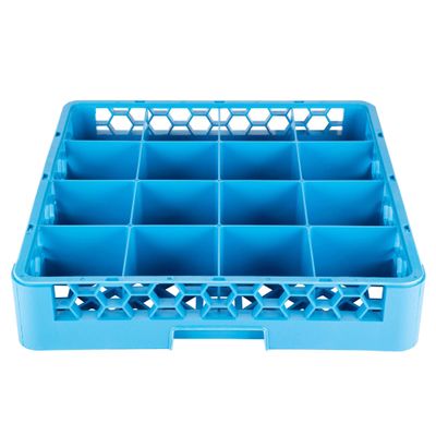 Tabletop King RG1614 OptiClean 16 Compartment Glass Rack