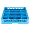 Tabletop King RG1614 OptiClean 16 Compartment Glass Rack view 1