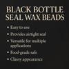 Black Bottle Seal Wax Beads 1 lb view 2