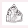 11 Inch Castle aluminum 3D cake mold baking mold tin cake plate - castle view 2