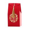 40 Pcs Double Happiness Chinese Red Candy Box Classical Wedding Candy Boxes Wedding Favor Gift Box view 1