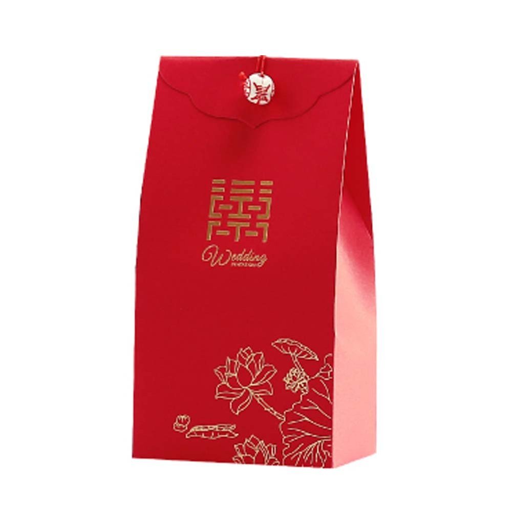 Panda Legends 40 Pcs Red Wedding Gift Boxes Paper Candy Boxes Sweet Party Favor Decorative Treats Boxes