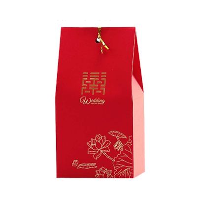 40 Pcs Red Wedding Candy Box Chinese Style Wedding Candy Paper Boxes Chinese Style Chocolate Box