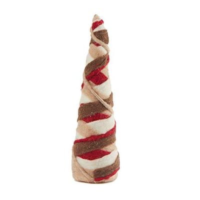 Factory Direct Craft Wool and Felt Holiday Cone Tree