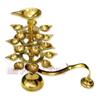 Om Pooja Shop Step Aarti Diya in Brass (10 inches) - Big Prayer Lamp view 2