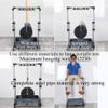 QTJH Broom And Mop Holder Put Wet Movable Floor-Mounted Mop Rack Floor Standing Cleaning Tool Cart Storage For Garden Garage Schools, Hospitals, Factories, Hotels,Property Companies view 4