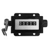 MH GLOBAL 5-Digit Turning Knob Reset Ratchet Counter, 4 Holes Mount view 1