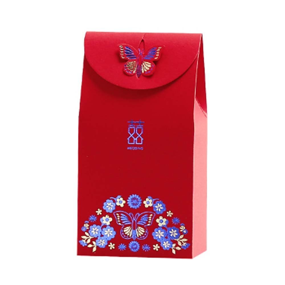 40 Pcs Butterfly Chinese Style Wedding Candy Paper Boxes Party Favor Chocolate Box Gift Decorative Boxes