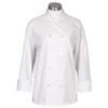 Fame 10 Button Mesh Back Long Sleeve Chef Coat C11P - White/XL (WFA82672WHXL) view 1