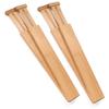 KINSON Bamboo Spring Expandable Adjustable Drawer Divider, Kitchen Living Room Bedroom Bathroom Desk - 2 Sets of 4 view 1