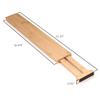 KINSON Bamboo Spring Expandable Adjustable Drawer Divider, Kitchen Living Room Bedroom Bathroom Desk - 2 Sets of 4 view 2
