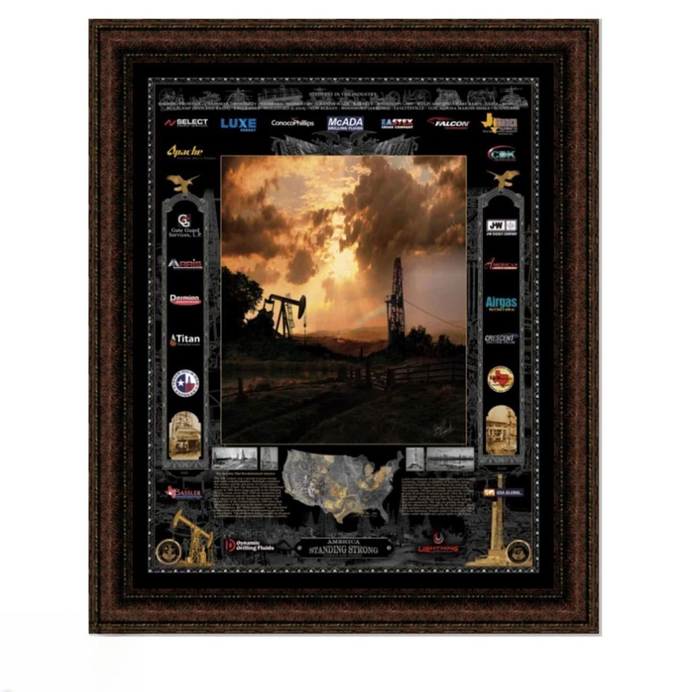 Gary Crouch Western Art - America Standing Strong - 31X37"