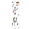 Panet coat rack Floor free standing coat rack Hall coat rack wrought iron living room coat rack (Color : A) view 2